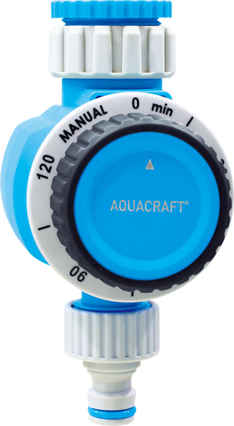 Battery-free garden watering timer for flexible and easy operation
