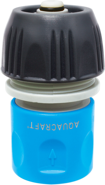 Universal hose connector for tap connection Alt 2 Durable plastic hose adaptor for hoses of any diameter Alt 3 Garden hose fitting compatible with all hose sizes